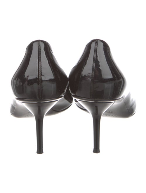 Gucci Horsebit Accent Patent Leather Pumps