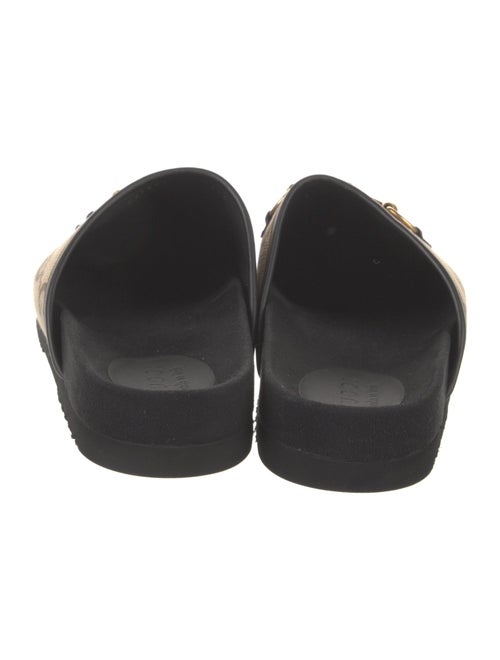 Gucci 1955 Horsebit Accent Canvas Slippers