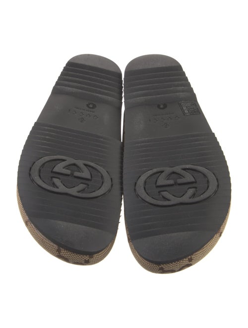 Gucci 1955 Horsebit Accent Canvas Slippers