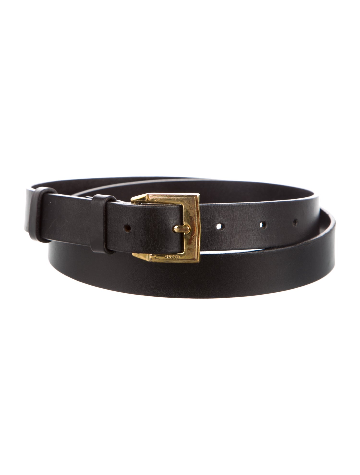 Gucci Skinny Leather Belt