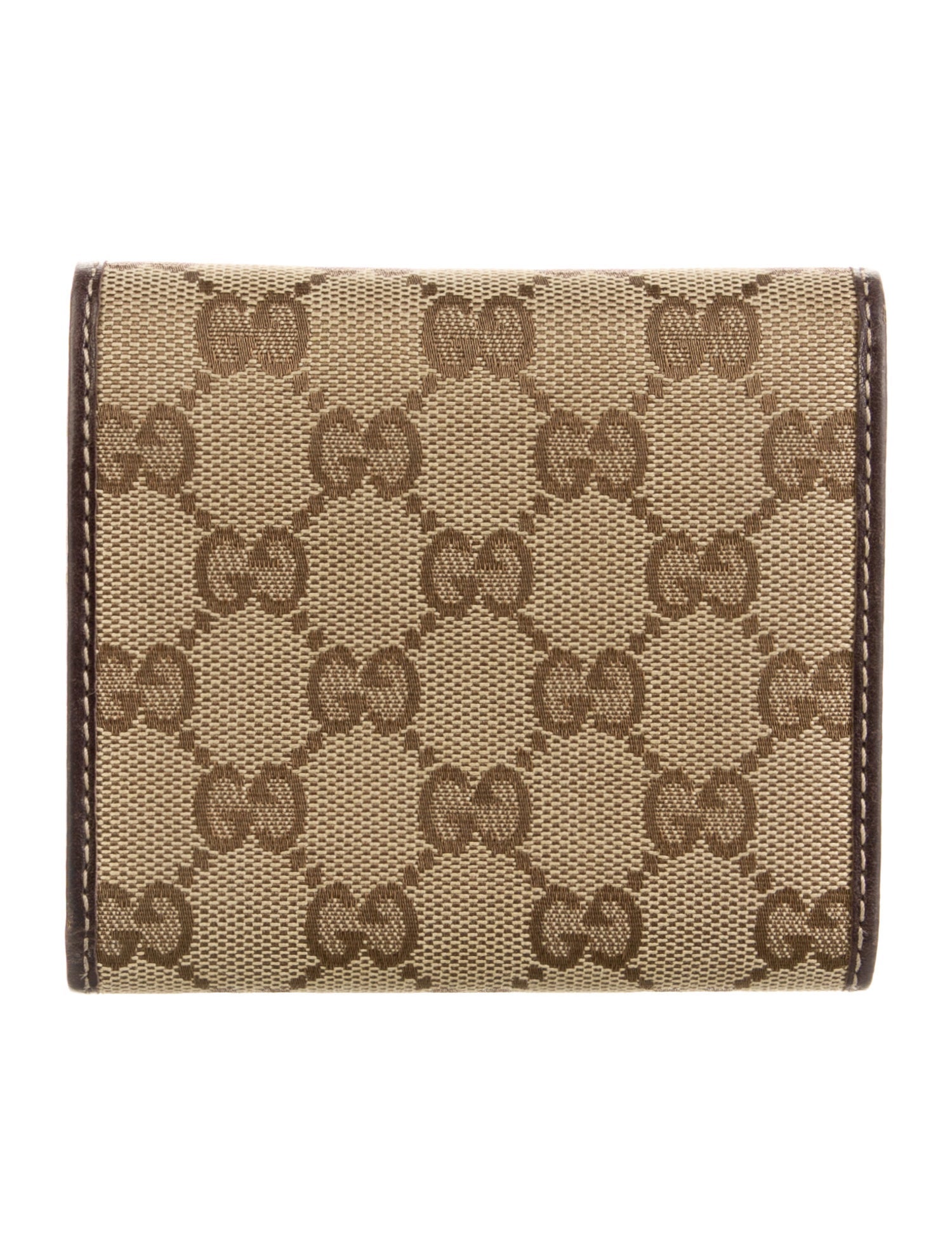 Gucci Britt GG Canvas Compact Wallet