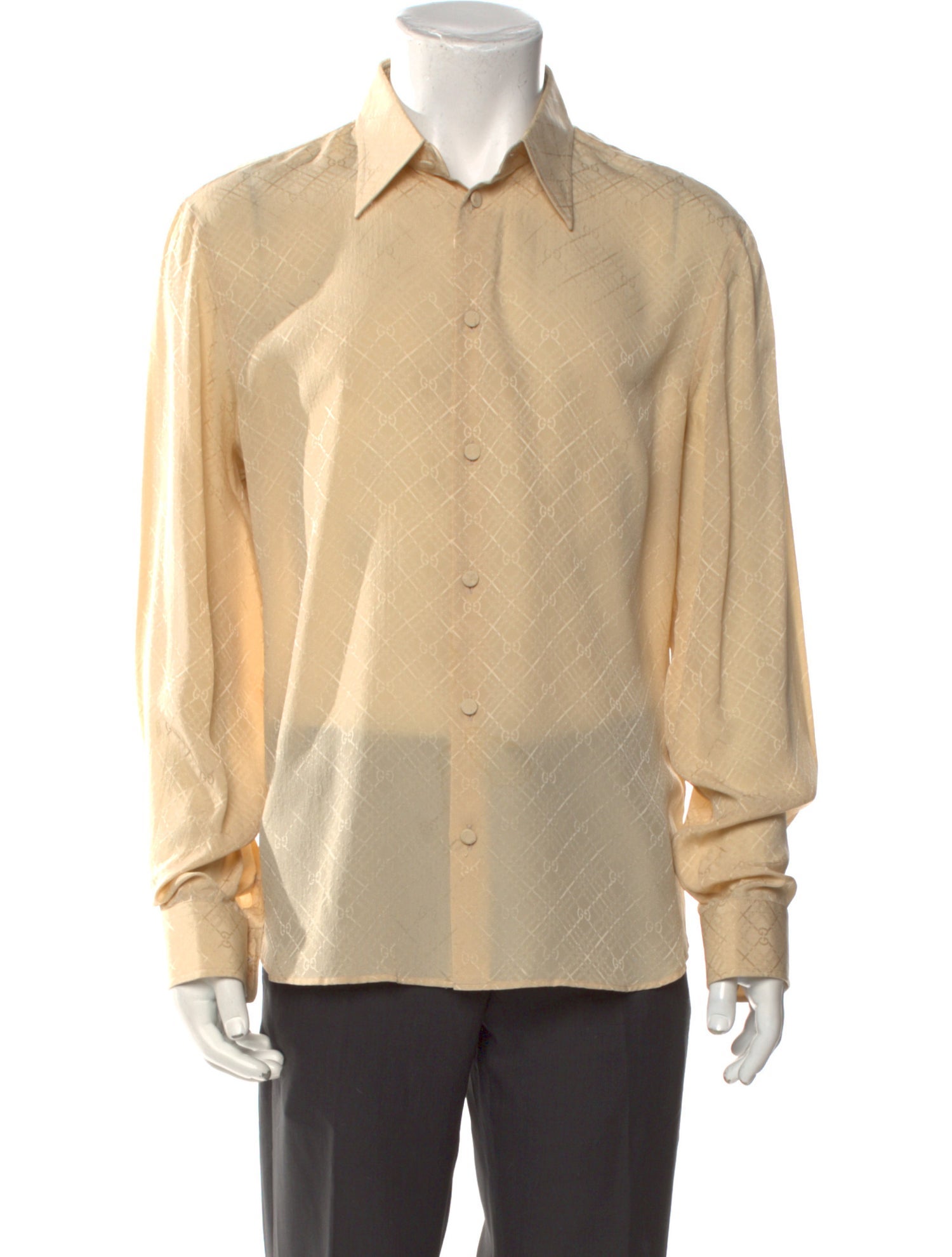 Gucci GG Logo Silk Shirt