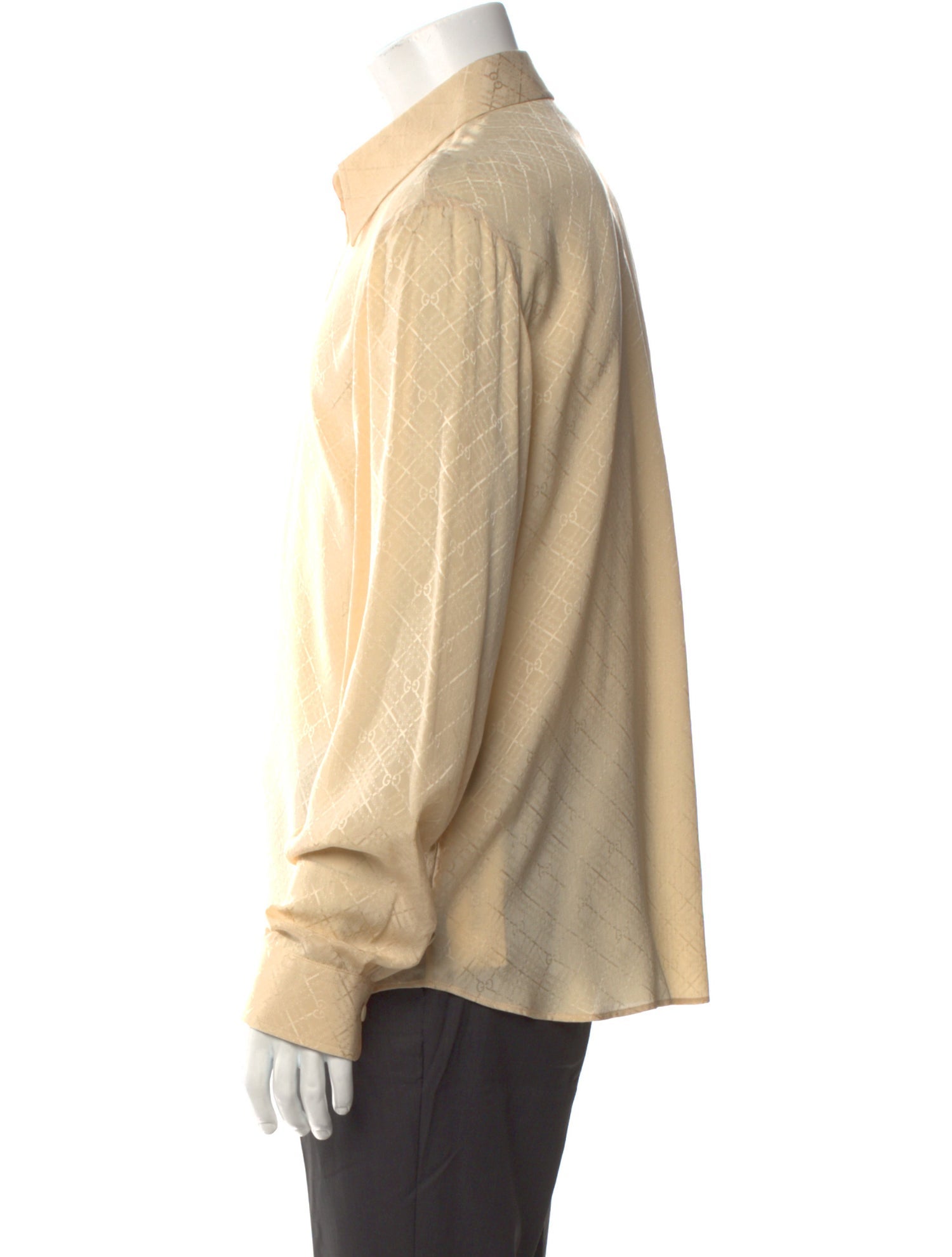 Gucci GG Logo Silk Shirt