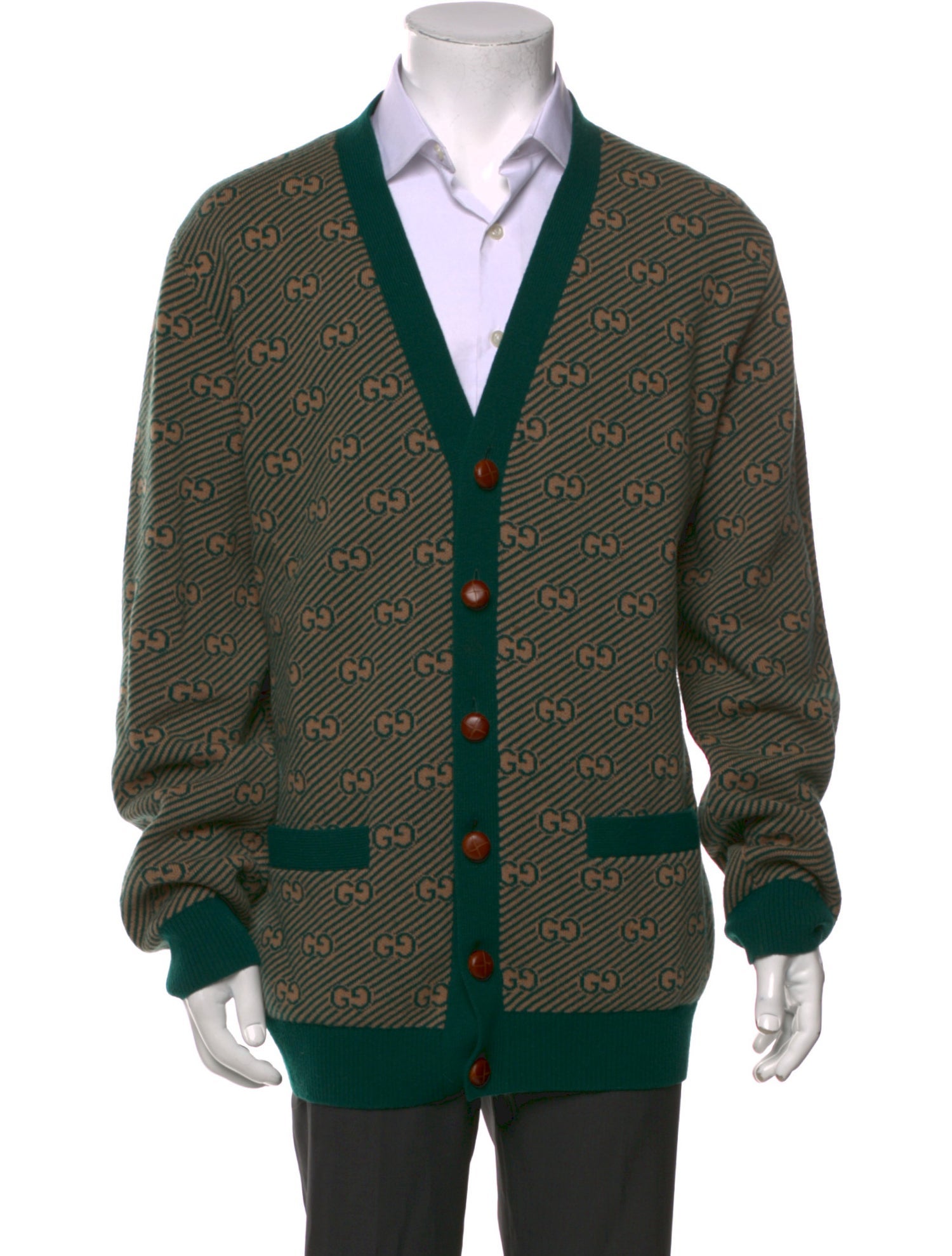 Gucci 2020 GG Logo Cardigan