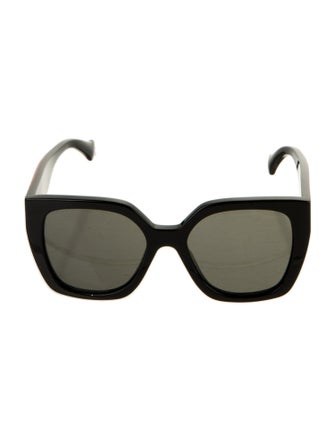 Gucci Interlocking G Logo Square Sunglasses