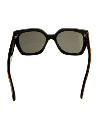 Gucci Interlocking G Logo Square Sunglasses