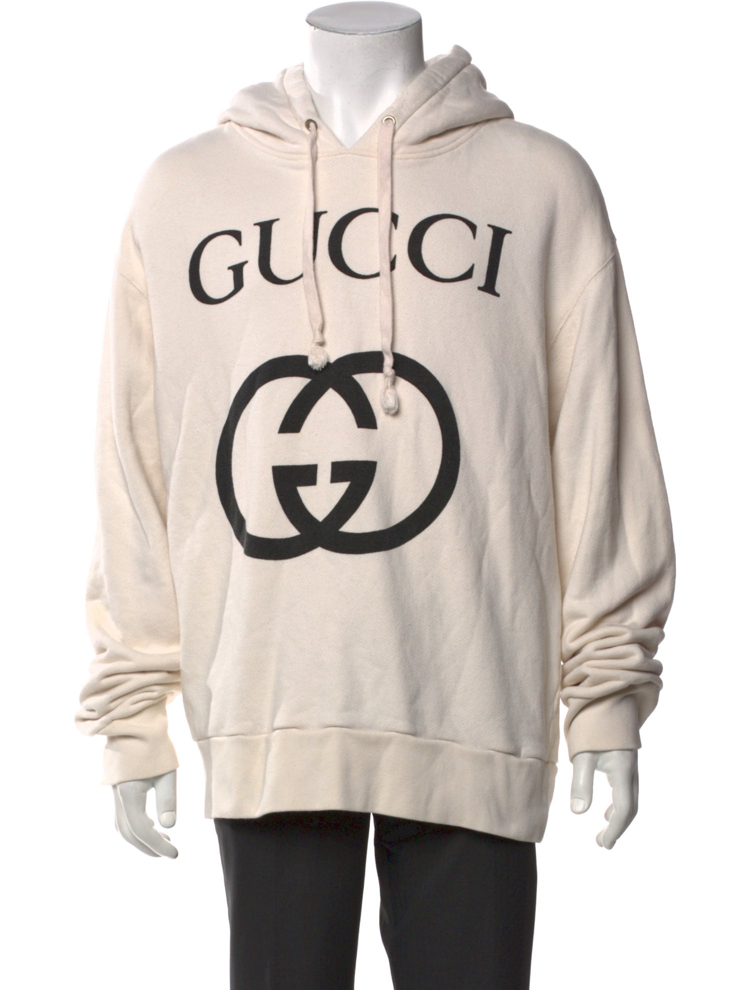 Gucci Interlocking G Logo Crew Neck Hoodie