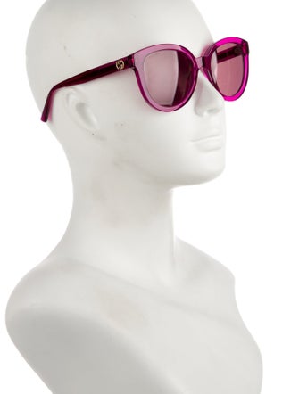 Gucci Interlocking G Logo Cat-Eye Sunglasses