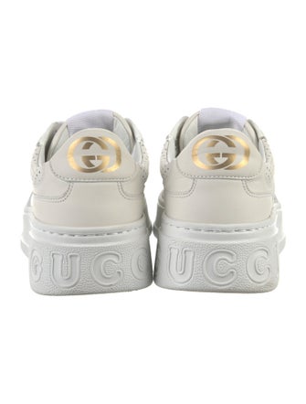 Gucci GG Embossed Leather Sneakers