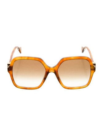 Gucci Interlocking G Logo Square Sunglasses