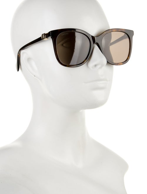 Gucci Interlocking G Logo Wayfarer Sunglasses