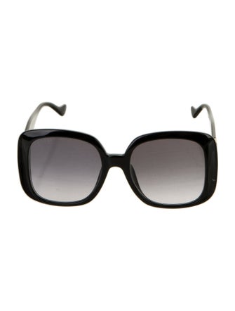 Gucci Interlocking G Logo Square Sunglasses