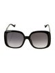 Gucci Interlocking G Logo Square Sunglasses
