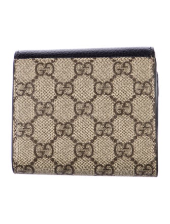 Gucci GG Supreme Leather Wallet