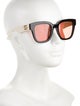 Gucci Interlocking G Logo Square Sunglasses