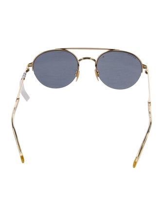 Gucci Web Accent Aviator Sunglasses