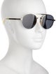 Gucci Web Accent Aviator Sunglasses