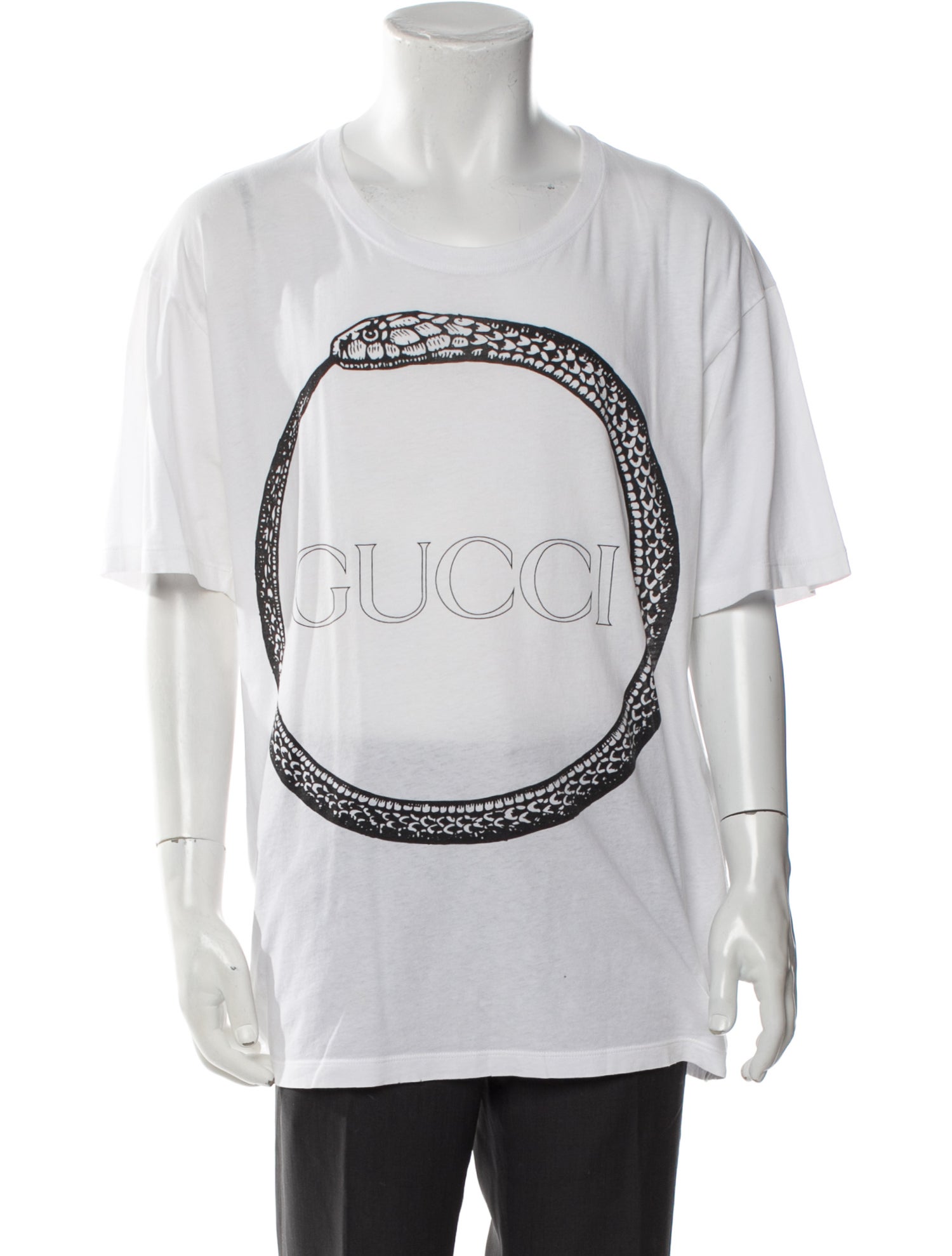 Gucci Graphic Print Crew Neck T-Shirt