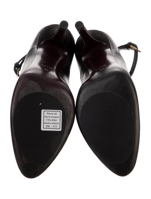 Gucci Leather T-Strap Pumps