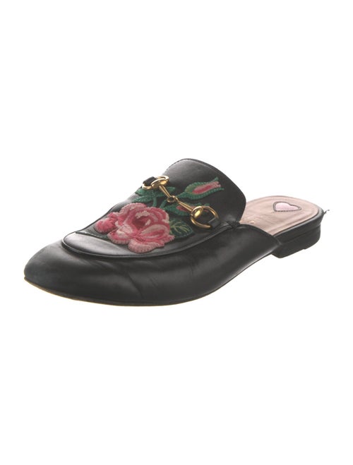 Gucci Horsebit Accent Leather Mules