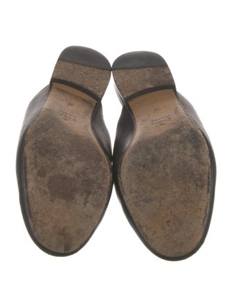 Gucci Horsebit Accent Leather Mules