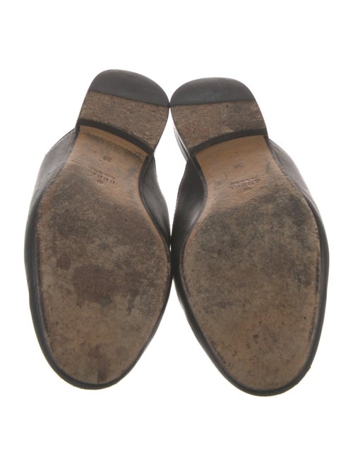Gucci Horsebit Accent Leather Mules