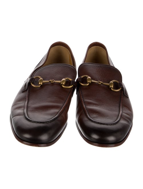 Gucci 1955 Horsebit Accent Leather Dress Loafers