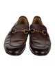 Gucci 1955 Horsebit Accent Leather Dress Loafers
