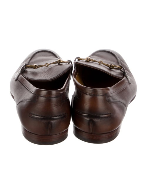 Gucci 1955 Horsebit Accent Leather Dress Loafers
