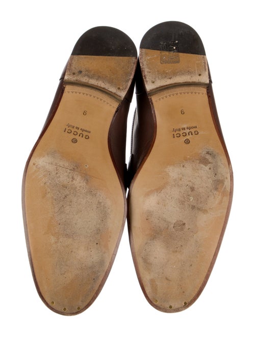 Gucci 1955 Horsebit Accent Leather Dress Loafers