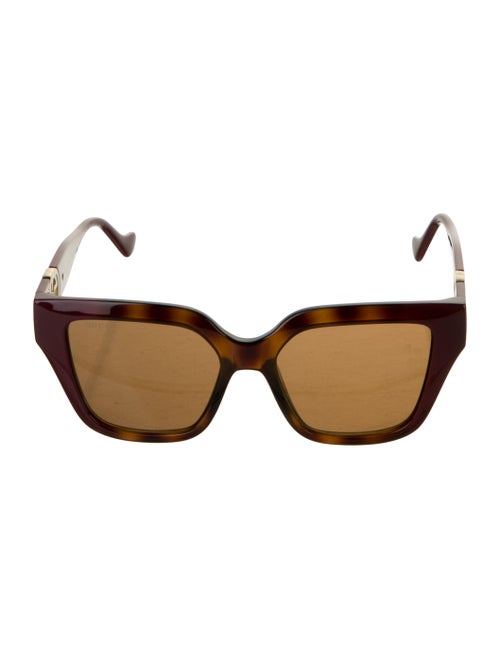 Gucci Interlocking G Logo Square Sunglasses