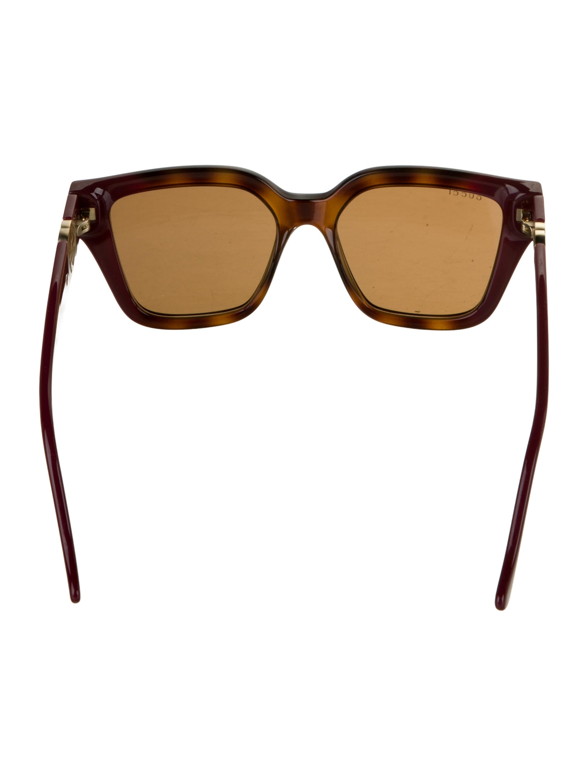 Gucci Interlocking G Logo Square Sunglasses