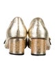 Gucci Double G Logo Leather Pumps
