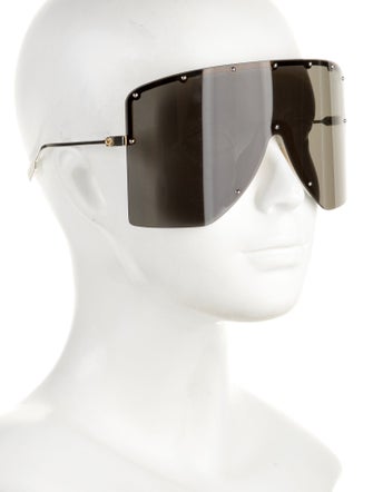 Gucci Shield Tinted Sunglasses