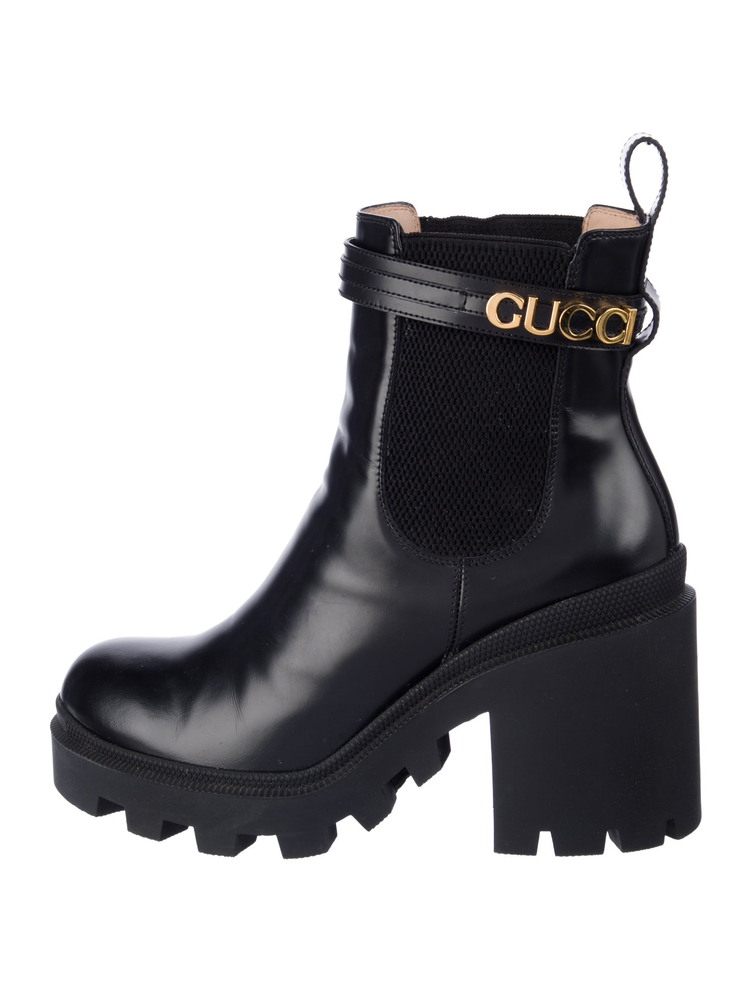 Gucci Leather Chelsea Boots