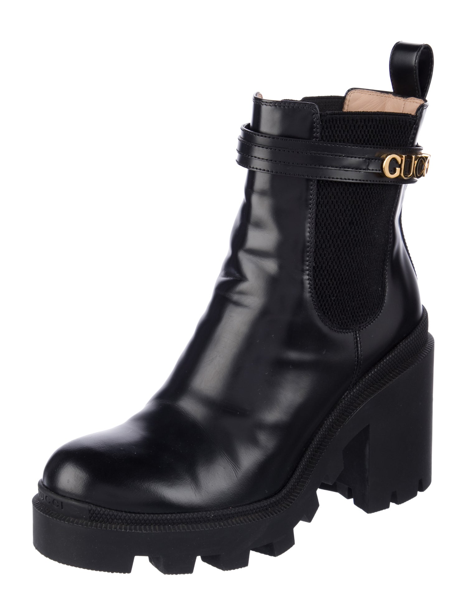 Gucci Leather Chelsea Boots