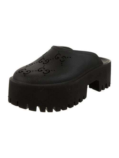 Gucci Signature Logo Rubber Mules