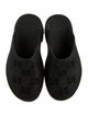 Gucci Signature Logo Rubber Mules