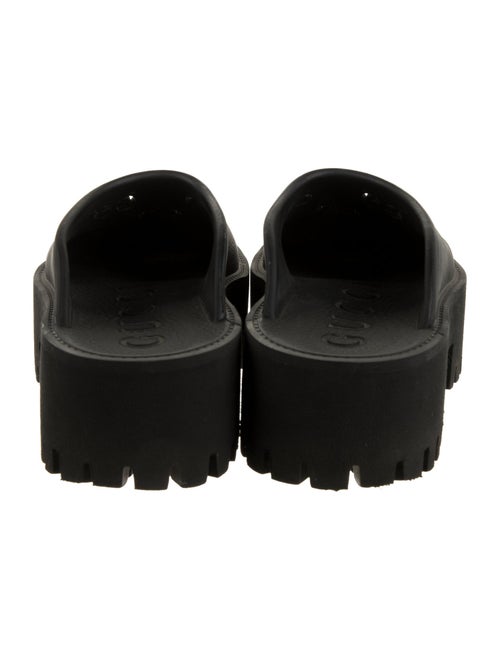 Gucci Signature Logo Rubber Mules