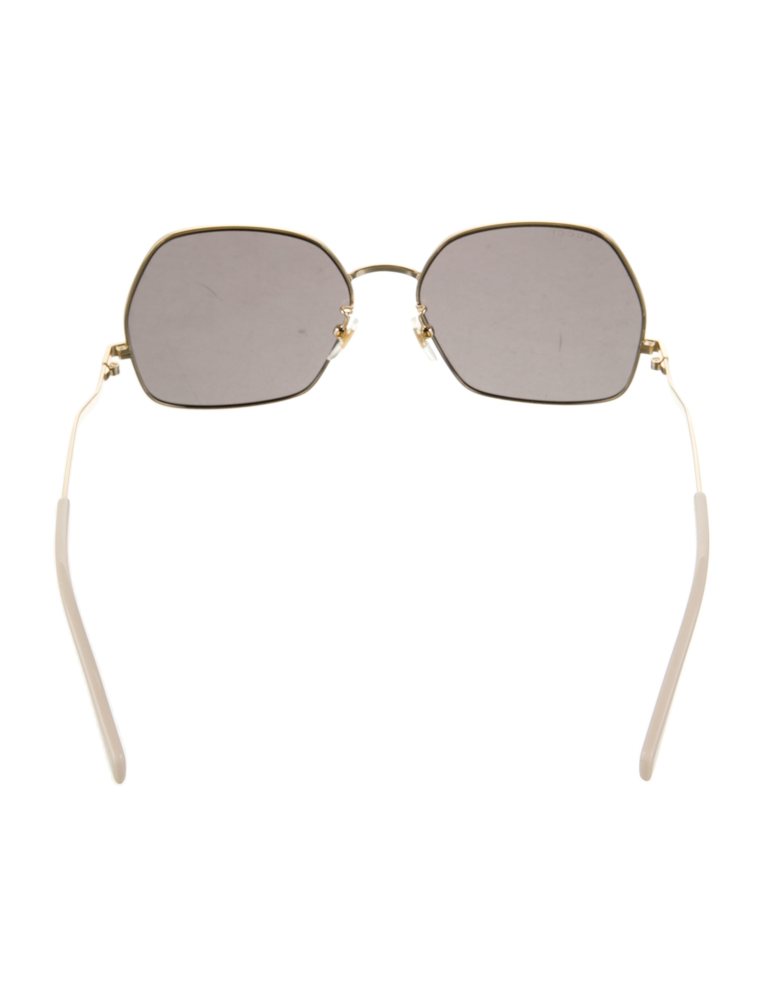 Gucci Web Accent Square Sunglasses