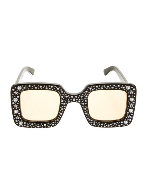 Gucci Interlocking G Logo Square Sunglasses