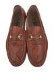 Gucci Horsebit Accent Snakeskin Dress Loafers