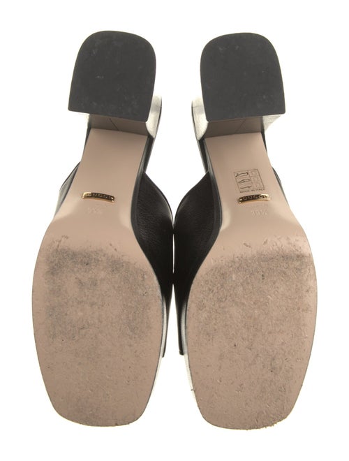 Gucci Horsebit Accent Leather Slides