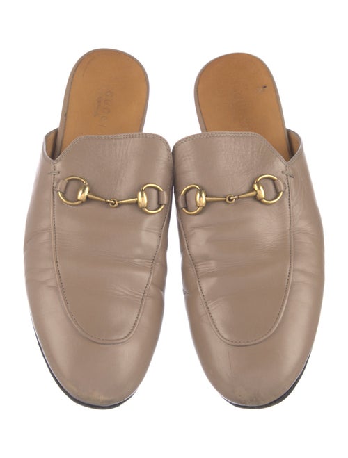 Gucci Horsebit Accent Leather Mules