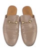 Gucci Horsebit Accent Leather Mules