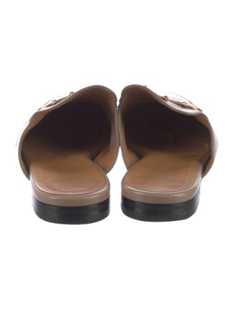 Gucci Horsebit Accent Leather Mules