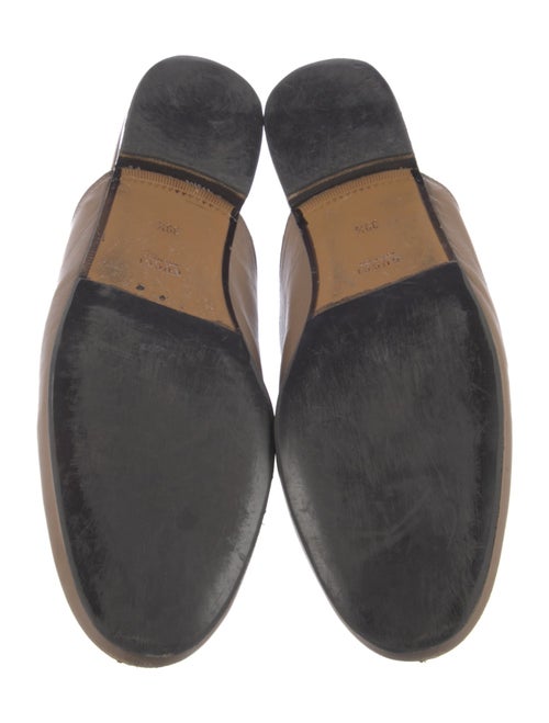 Gucci Horsebit Accent Leather Mules