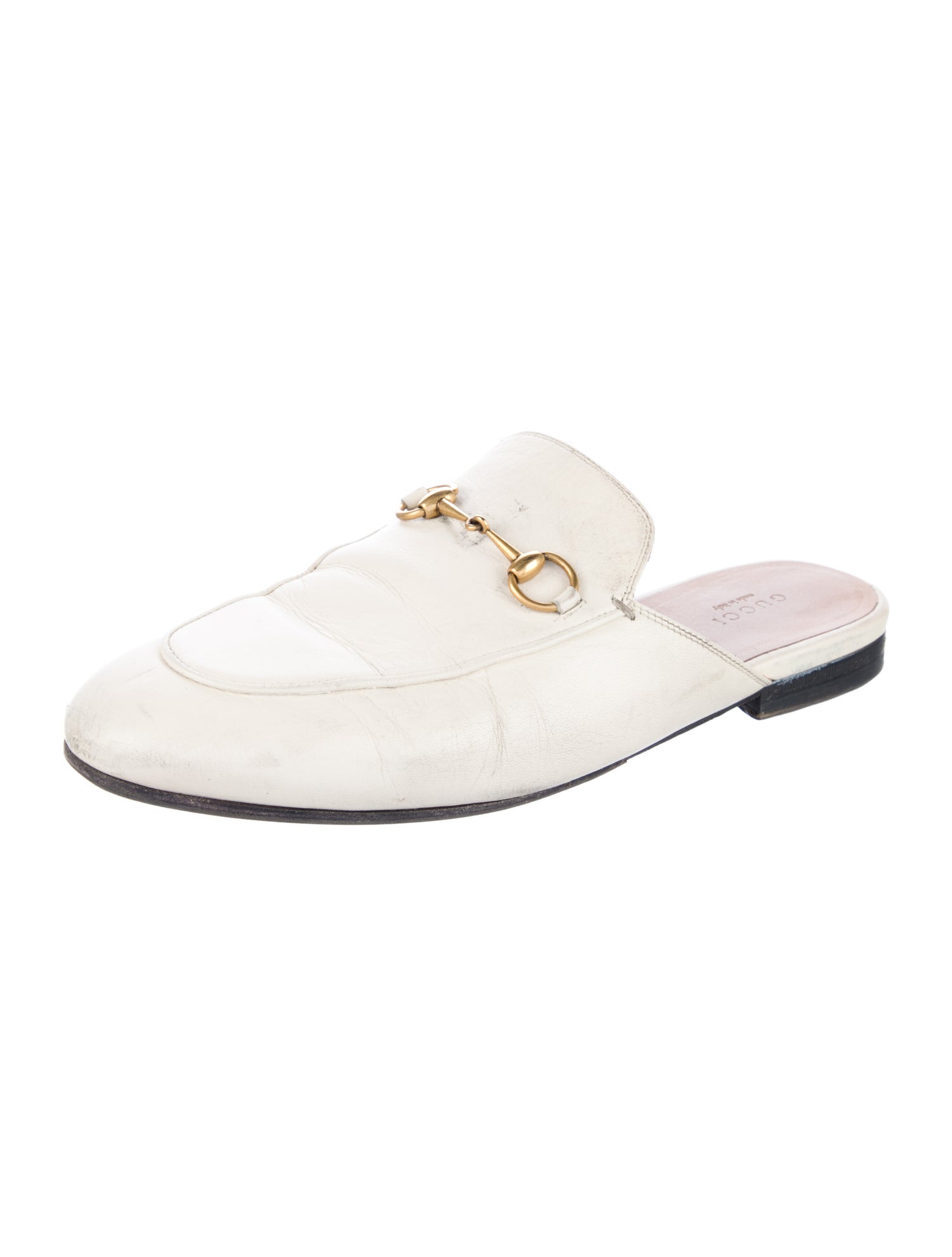 Gucci Horsebit Accent Leather Mules