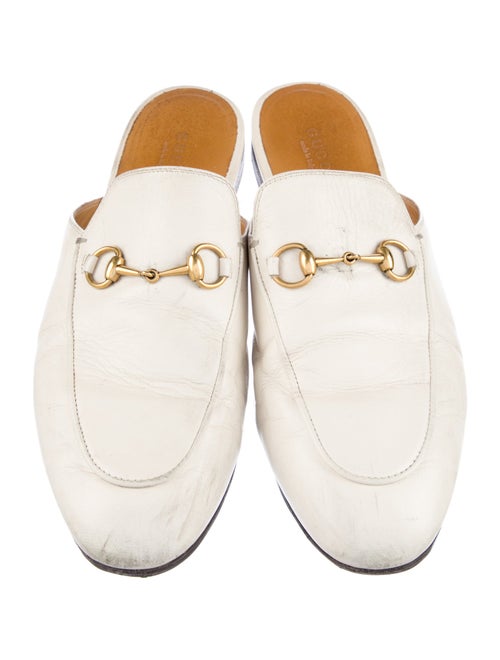 Gucci Horsebit Accent Leather Mules
