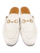Gucci Horsebit Accent Leather Mules
